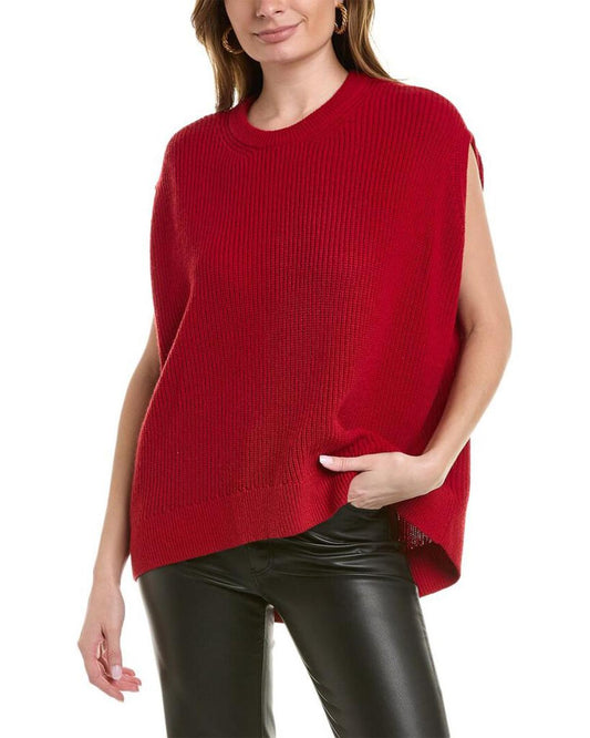 Michael Kors Collection Sharker Rib Cashmere Cocoon Sweater