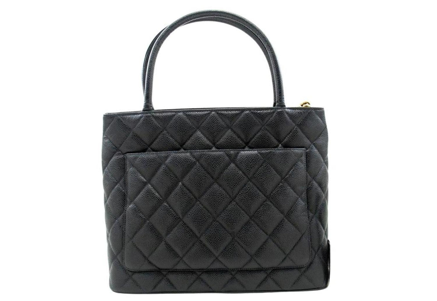 Chanel Medaillon Leather Shoulder Bag (Pre-Owned)