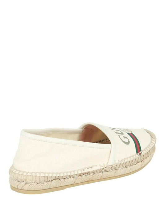 Gucci Logo Canvas Espadrilles