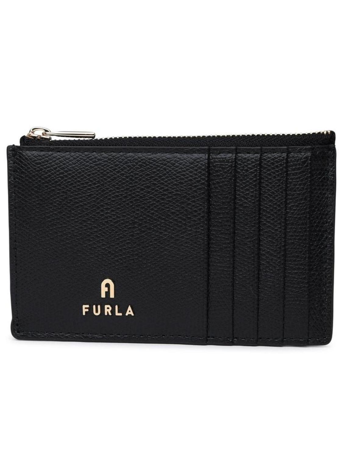 Furla Logo Plaque Zipped Cardholder