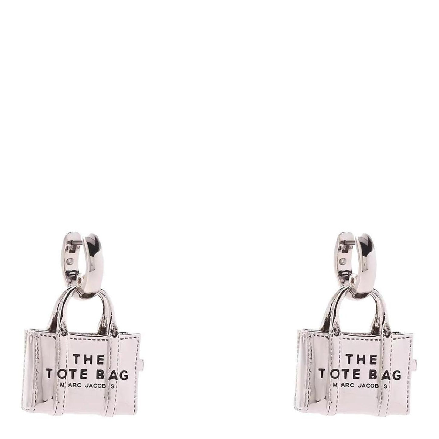 Marc Jacobs Logo Engraved The Tote Bag Earrings
