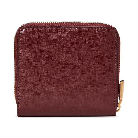 Morgan Saffiano Leather Small Compact Wallet