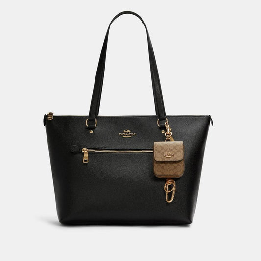 Coach Outlet Multi Attachments Case Bag Charm In Signature Canvas