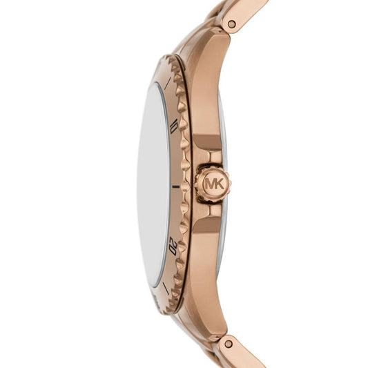 Men's Everest Three-Hand Beige Gold-Tone Stainless Steel Watch 40mm