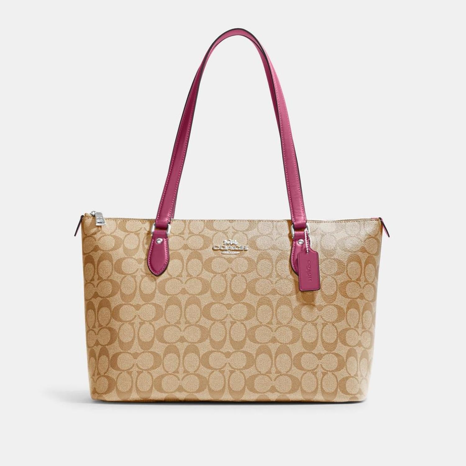 Coach outlet gallery tote in signature canvas Clearance