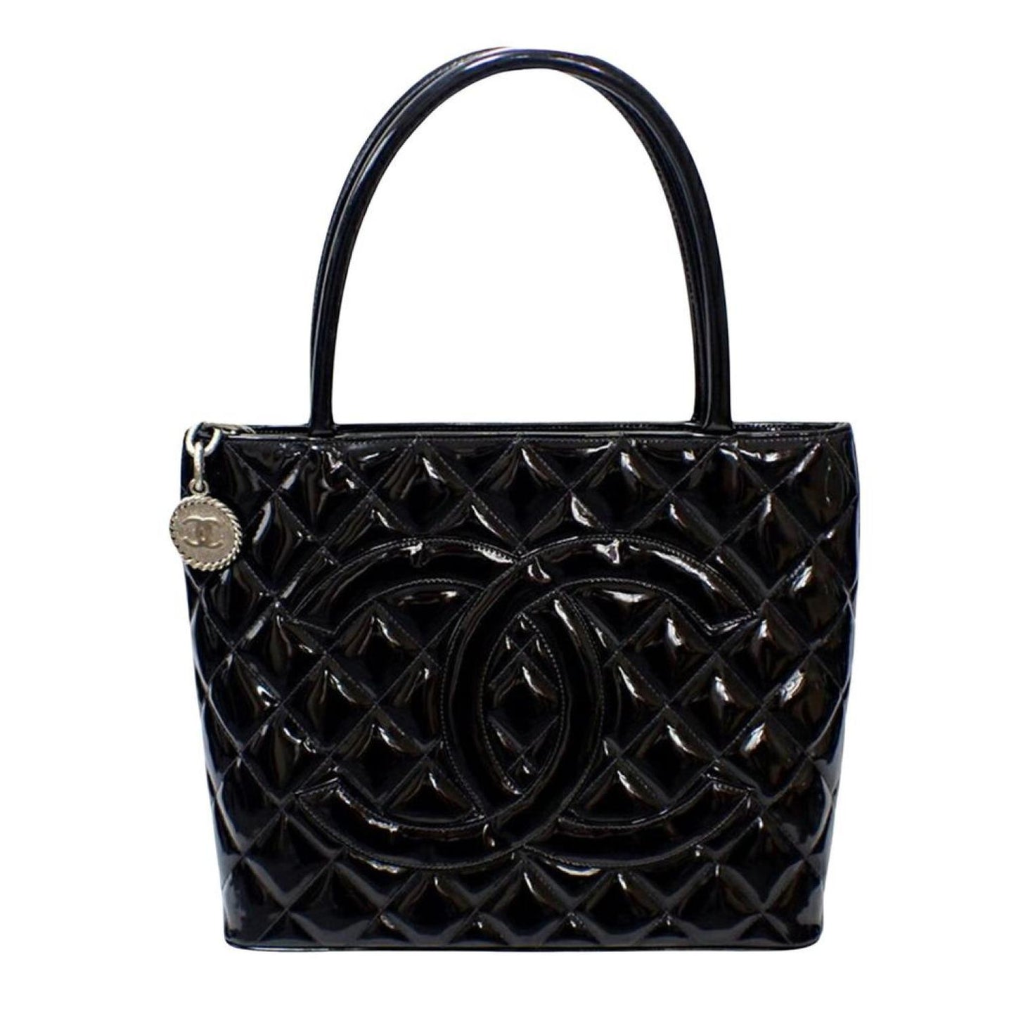 Chanel Medaillon Leather Tote Bag (Pre-Owned)