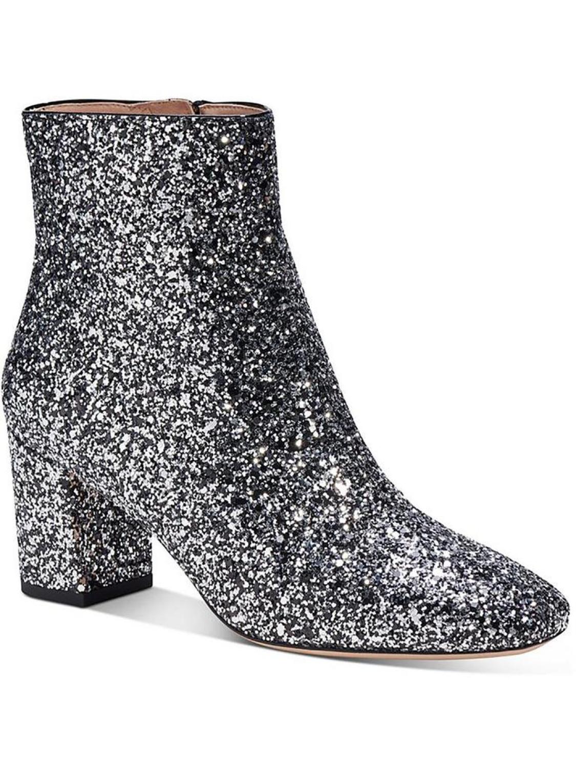 Ladies glitter ankle boots hotsell