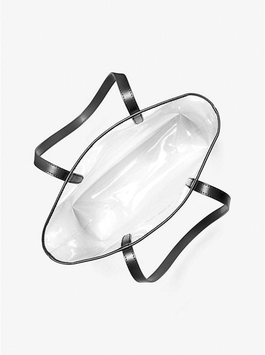 The Michael Large Clear Vinyl Tote Bag