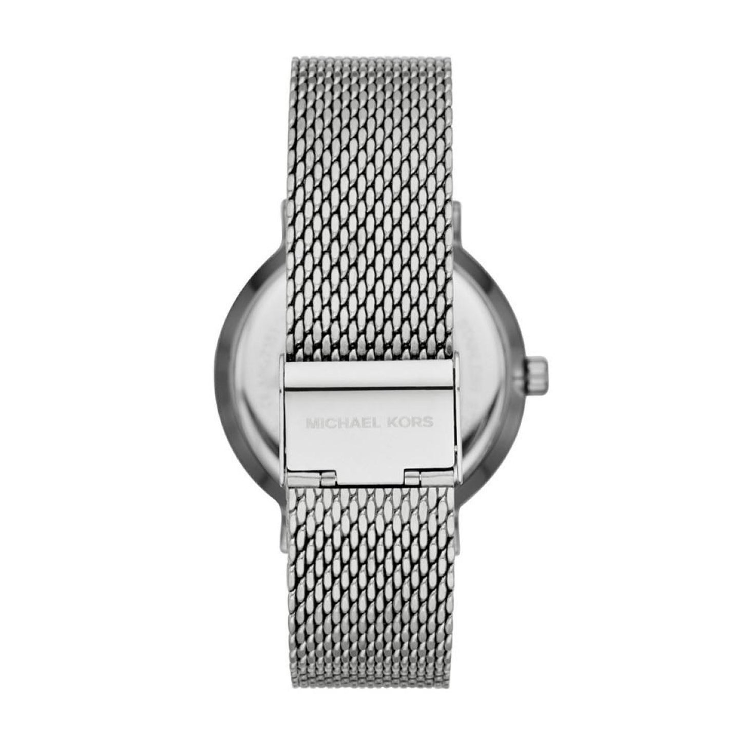 Men's Auden Three-Hand Gunmetal Stainless Steel Mesh Watch 42mm MK7151