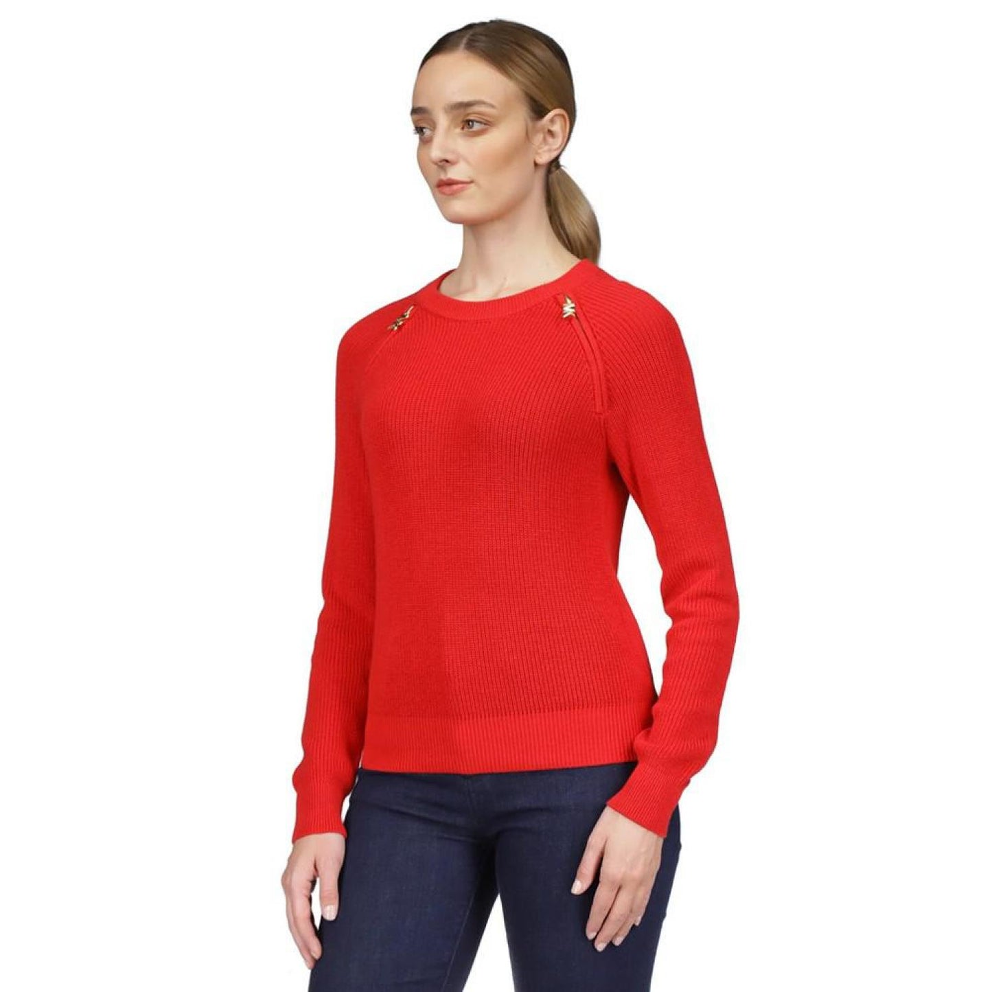 Women's Shaker Sweater, Regular & Petite