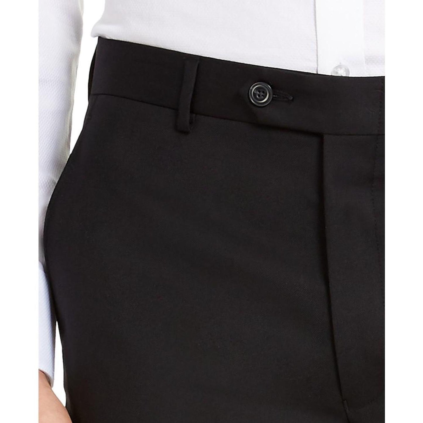 Men's Modern-Fit Airsoft Stretch Suit Pants