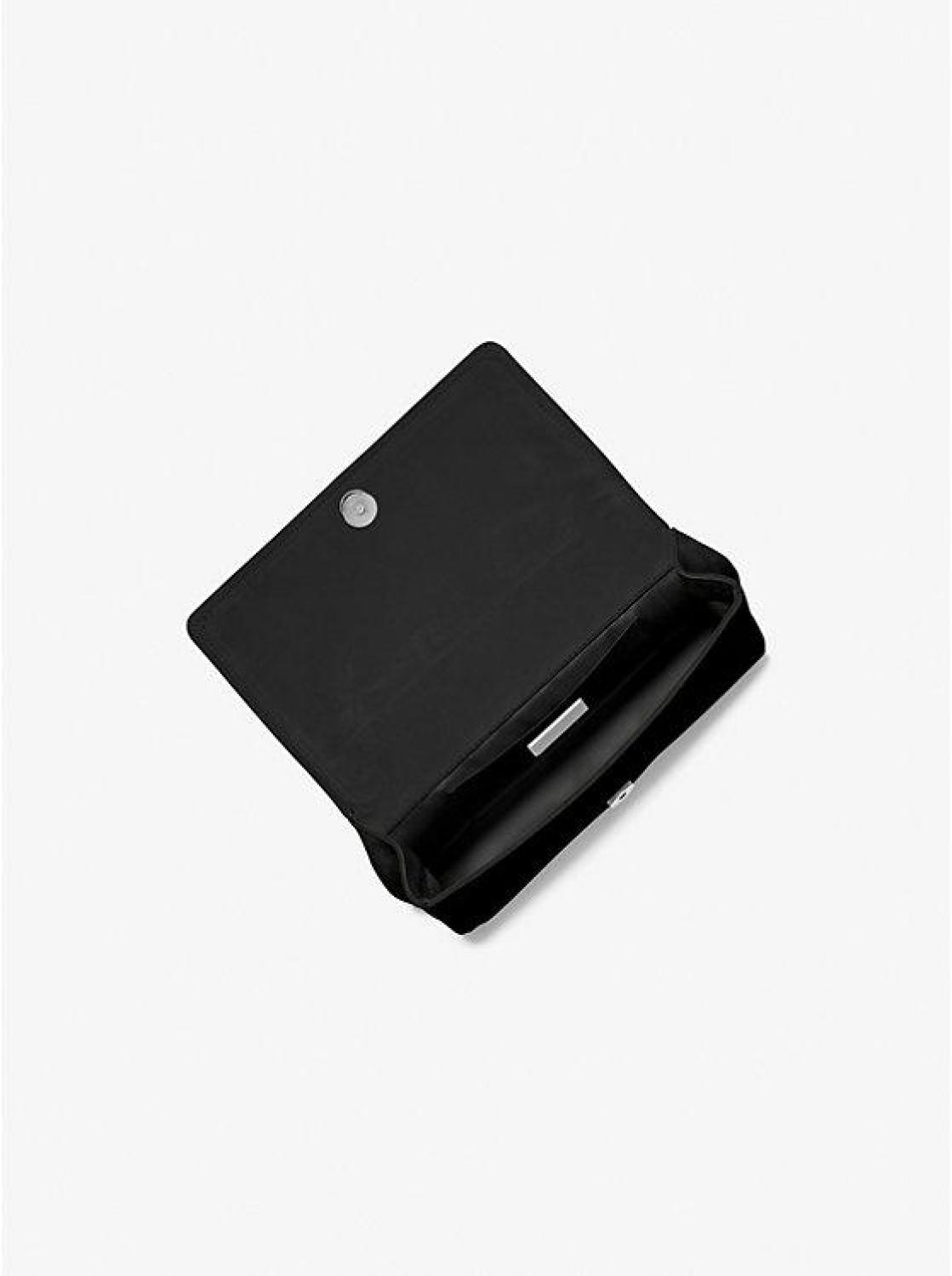 Christie Mini Crystal Embellished Suede Envelope Bag