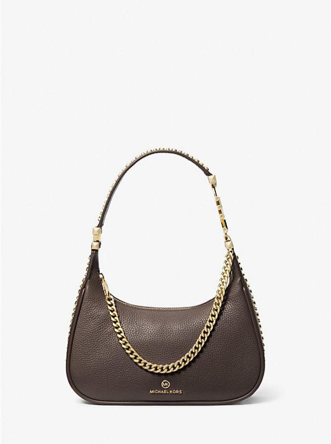 Piper Small Pebbled Leather Shoulder Bag