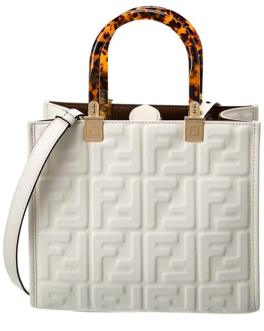 FENDI Sunshine Small Leather Tote