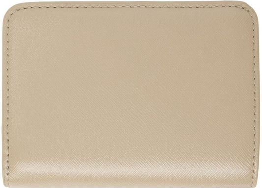 Beige 'The Mini Compact' Wallet