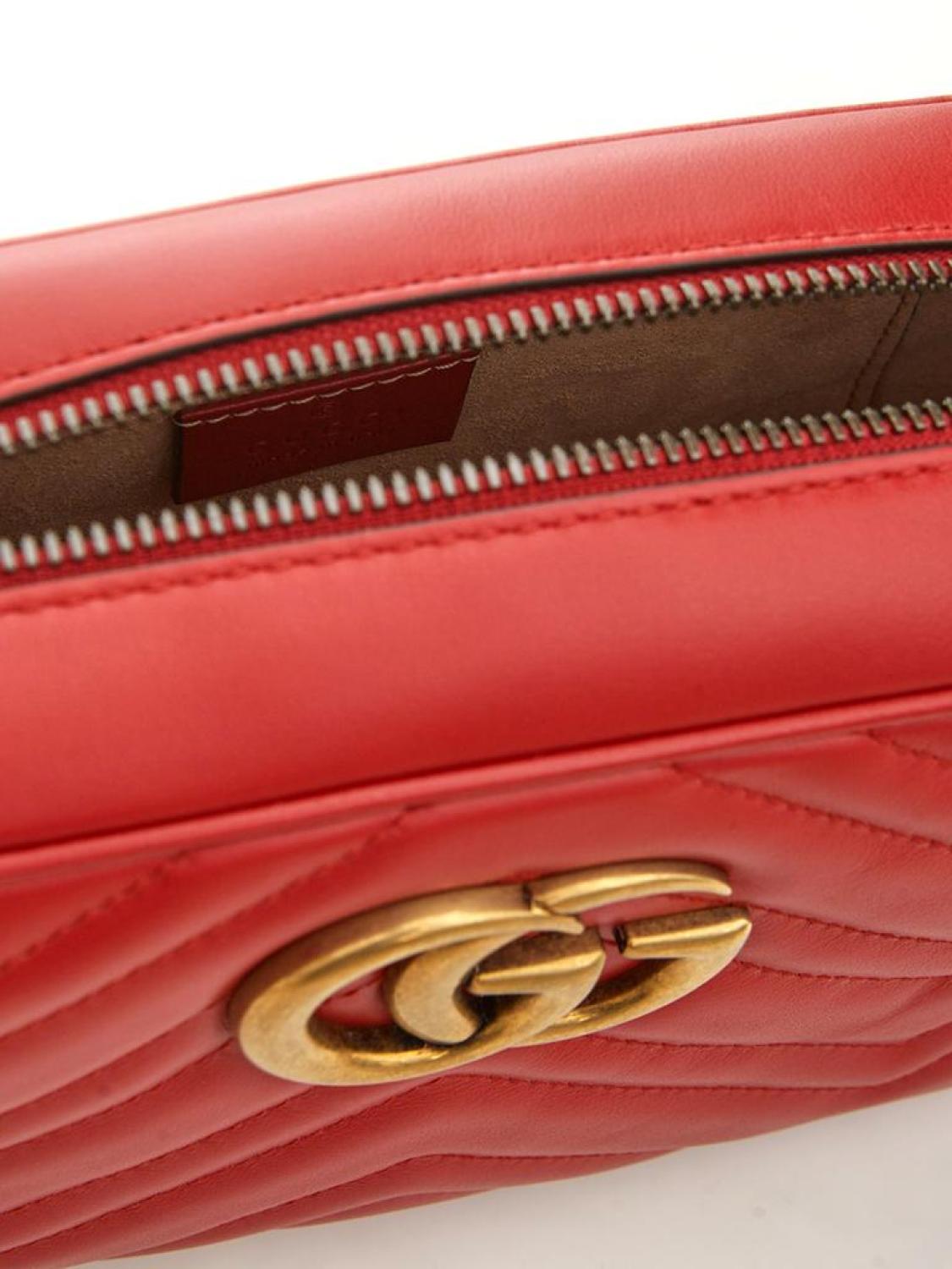 Gucci Leather Marmont Shoulder Women's Bag