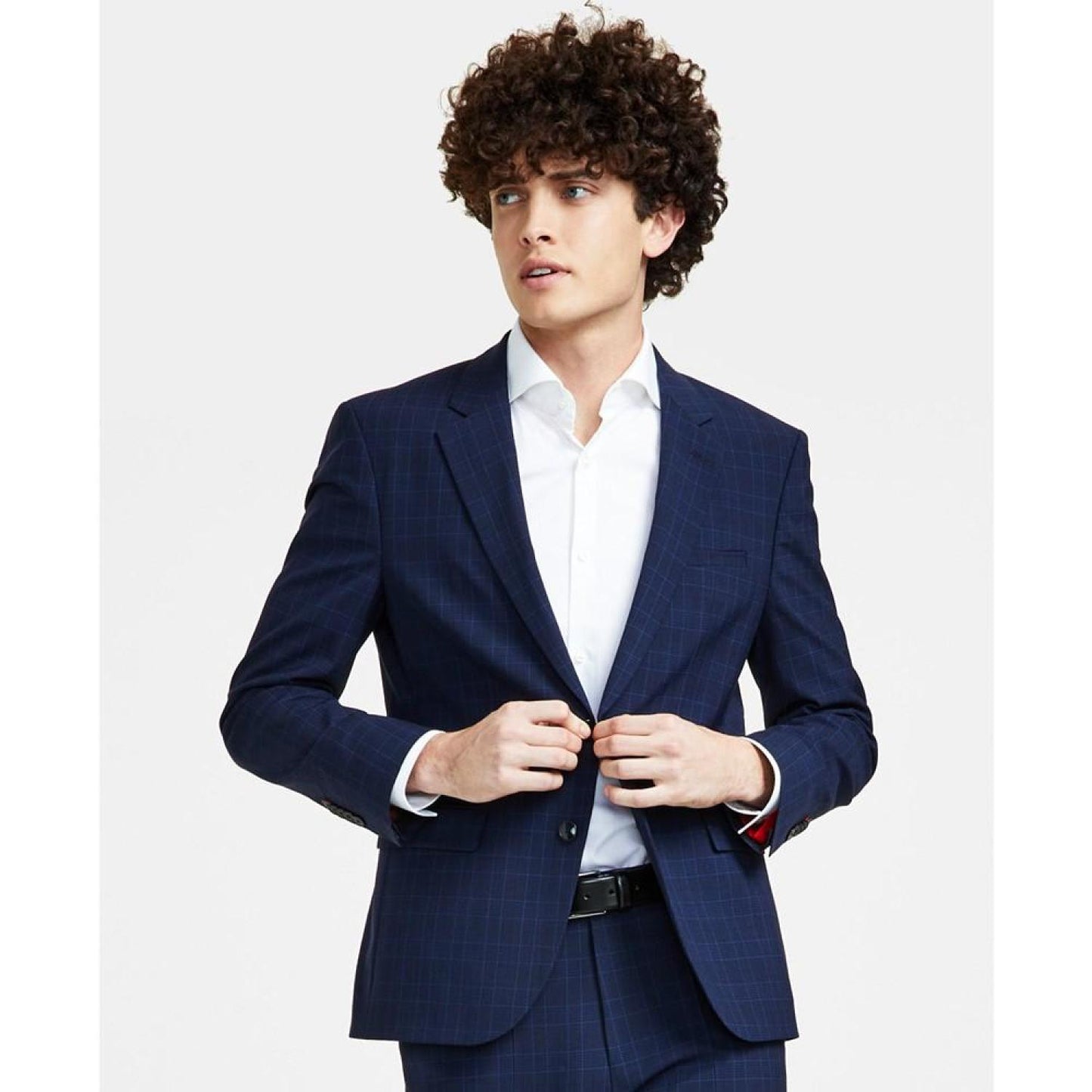 Men's Modern-Fit Wool Suit Jacket