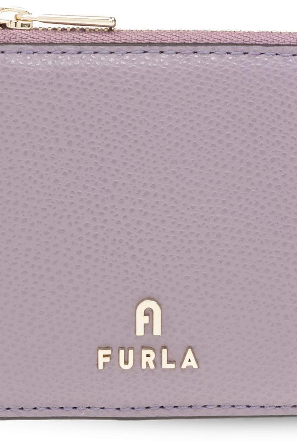 Furla Logo Plaque Zipped Cardholder