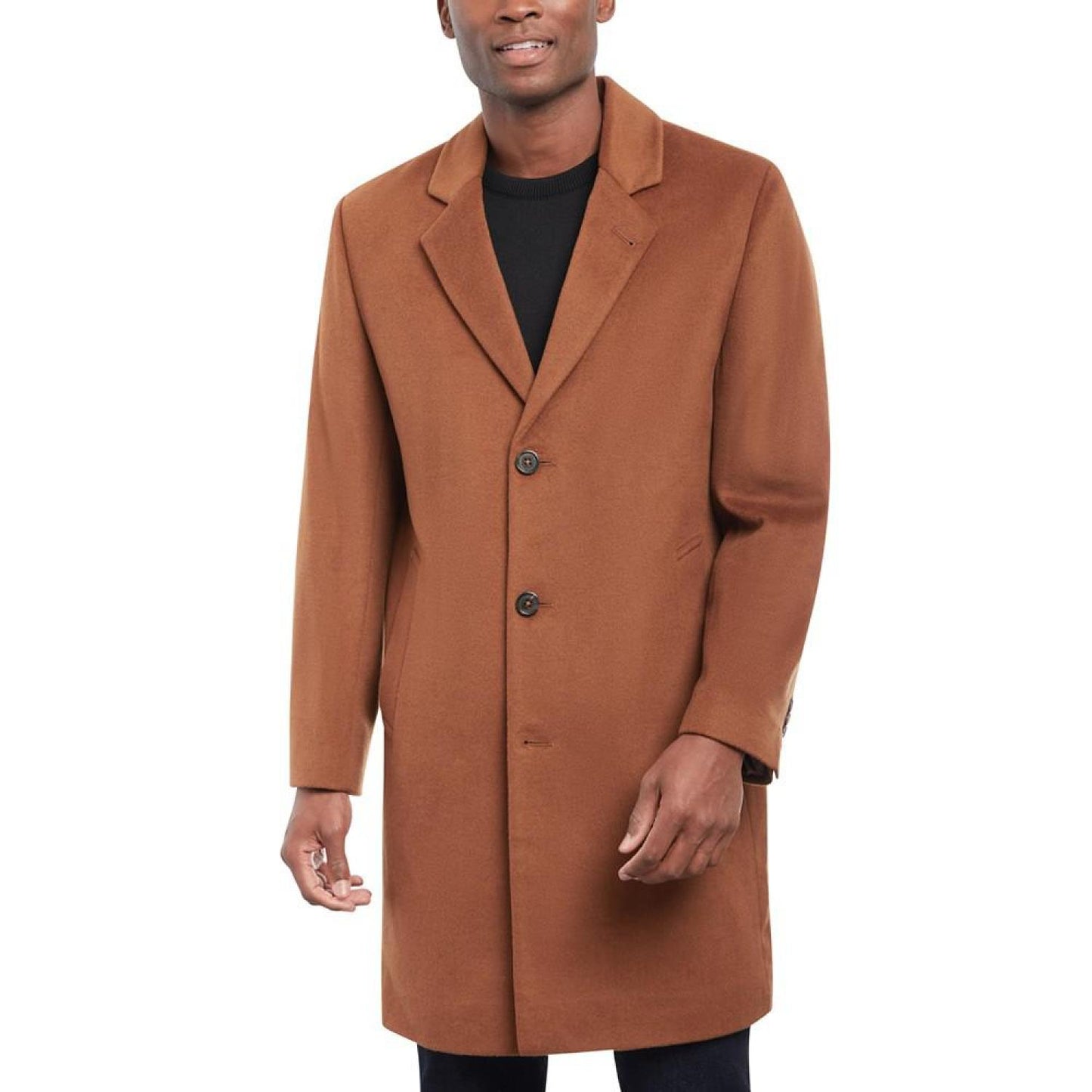 Michael Kors Men's Madison Wool Blend Modern-Fit Overcoat