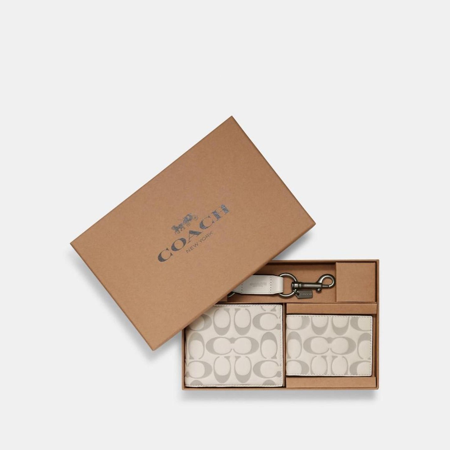 Coach Outlet Boxed 3 In 1 Wallet Gift Set In Signature Leather