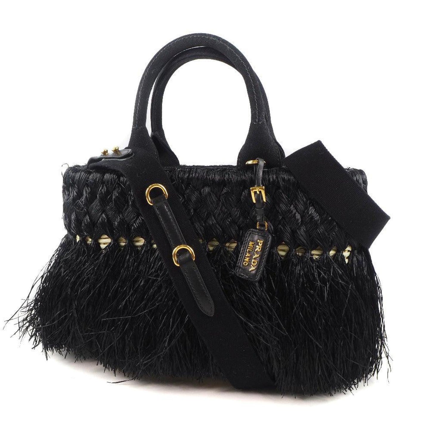 Prada Canvas Handbag (Pre-Owned)