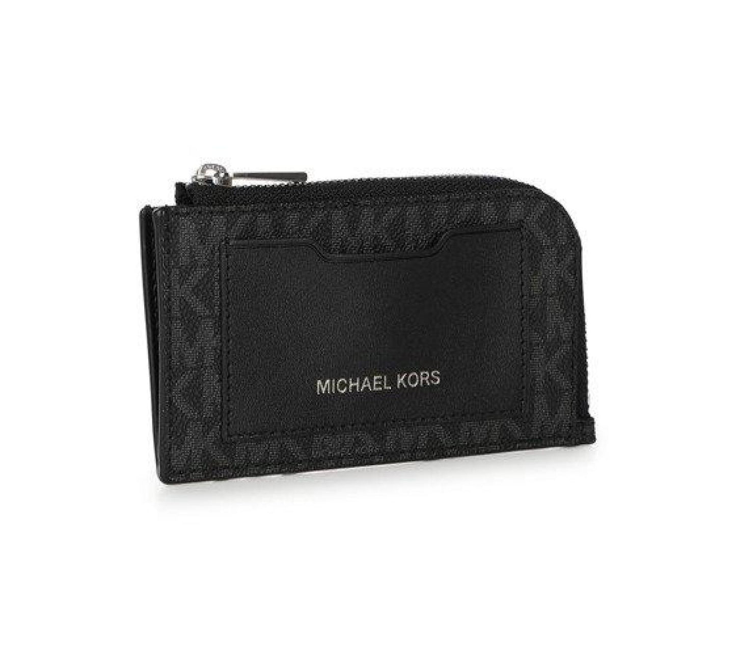 Michael Kors Monogram Zip-Up Wallet