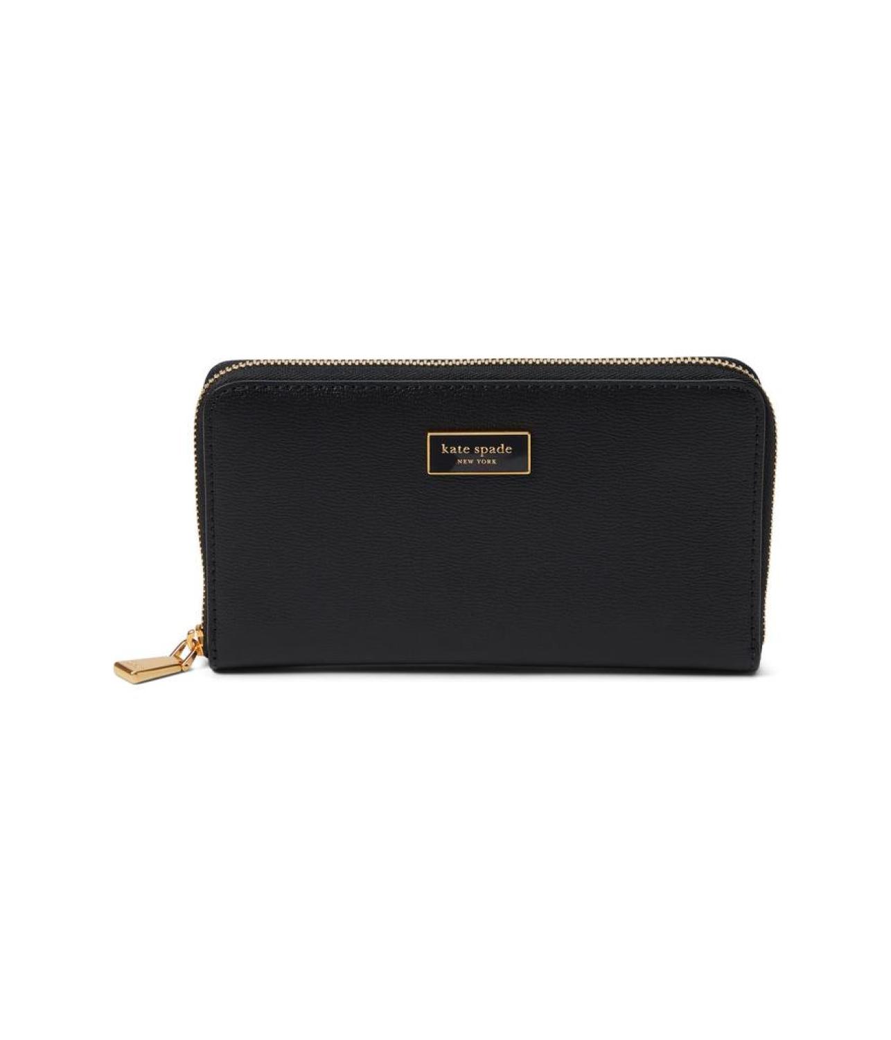 Katy Textured Leather Medium Zip Around Wallet
