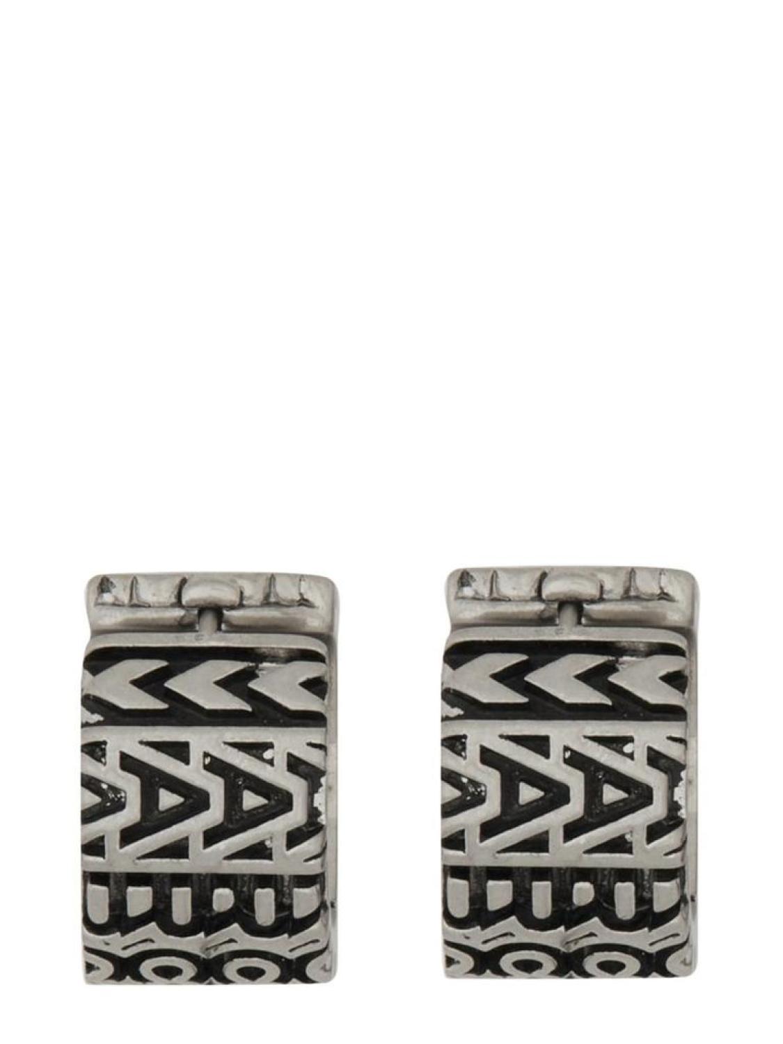 Marc Jacobs Logo Engraved Earrings