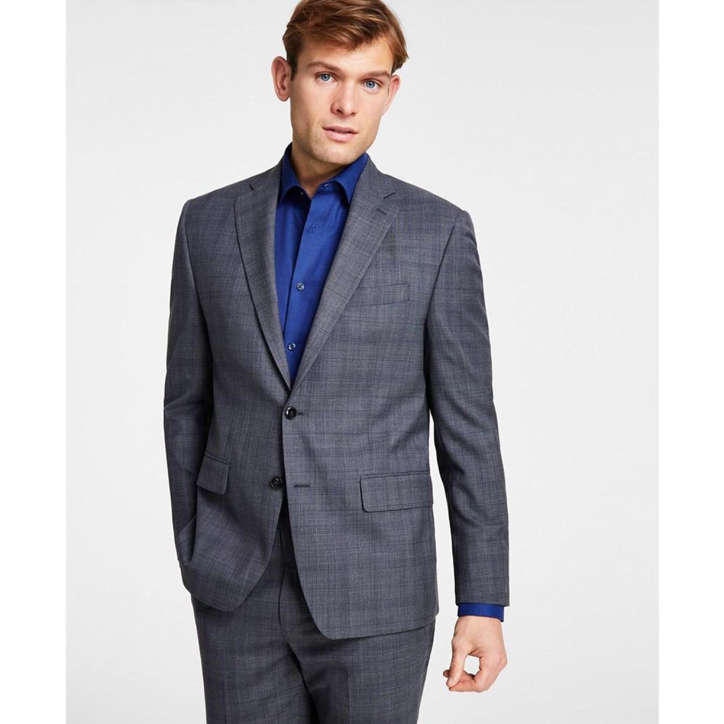 Men's Classic-Fit Wool Stretch Suit Separate Jacket
