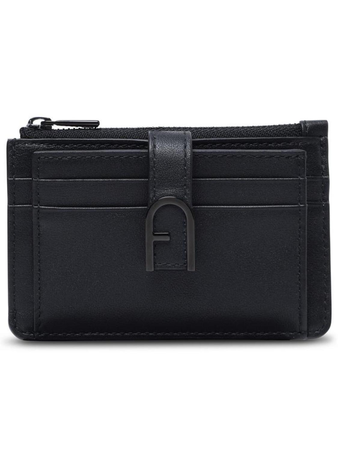 Furla Flow Logo Plaque Card Case