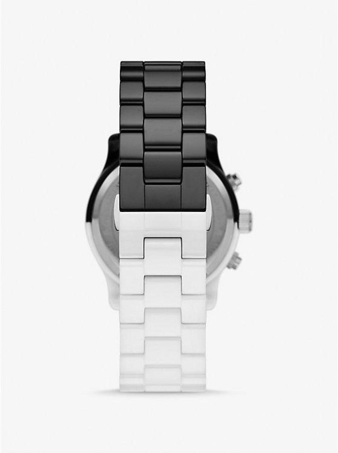 Runway Two-Tone Ceramic Watch
