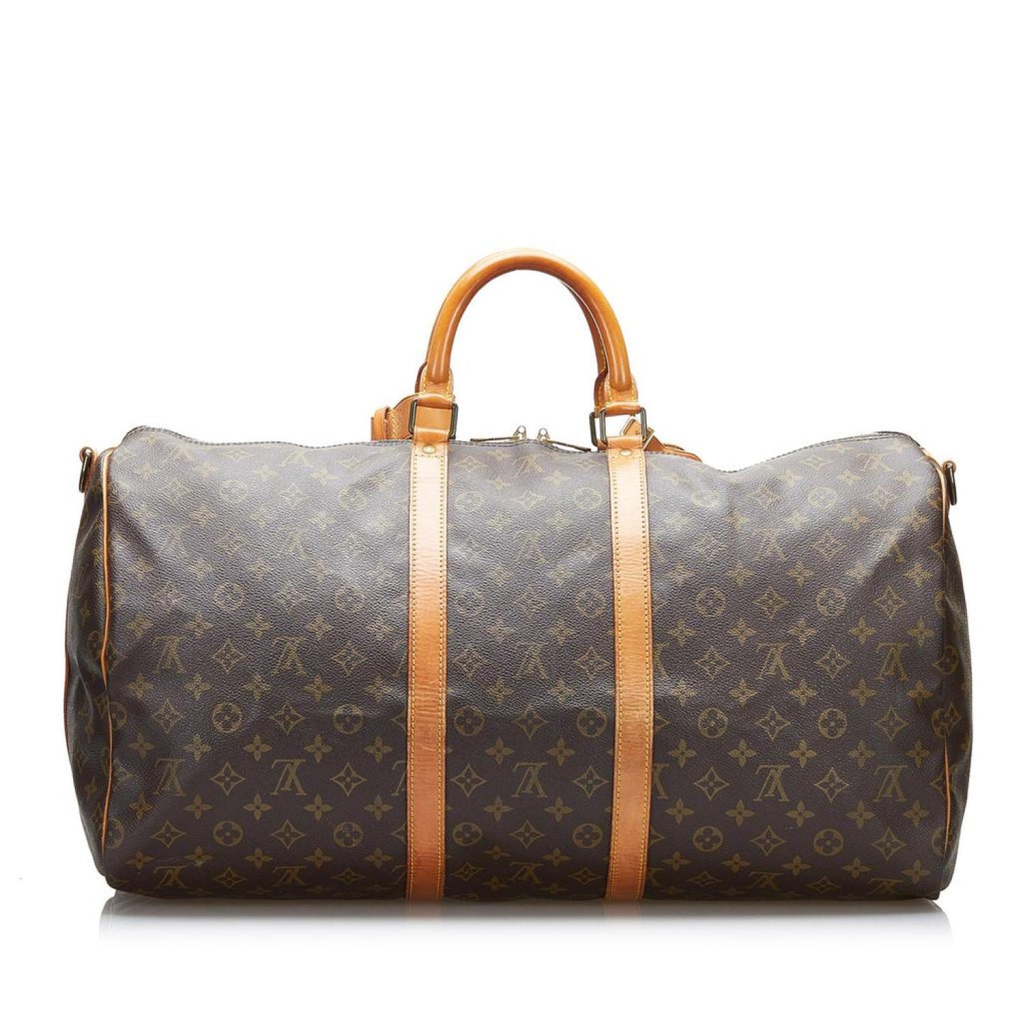 Louis Vuitton Monogram Keepall Bandouliere 55 Travel Bag (Pre-Owned)