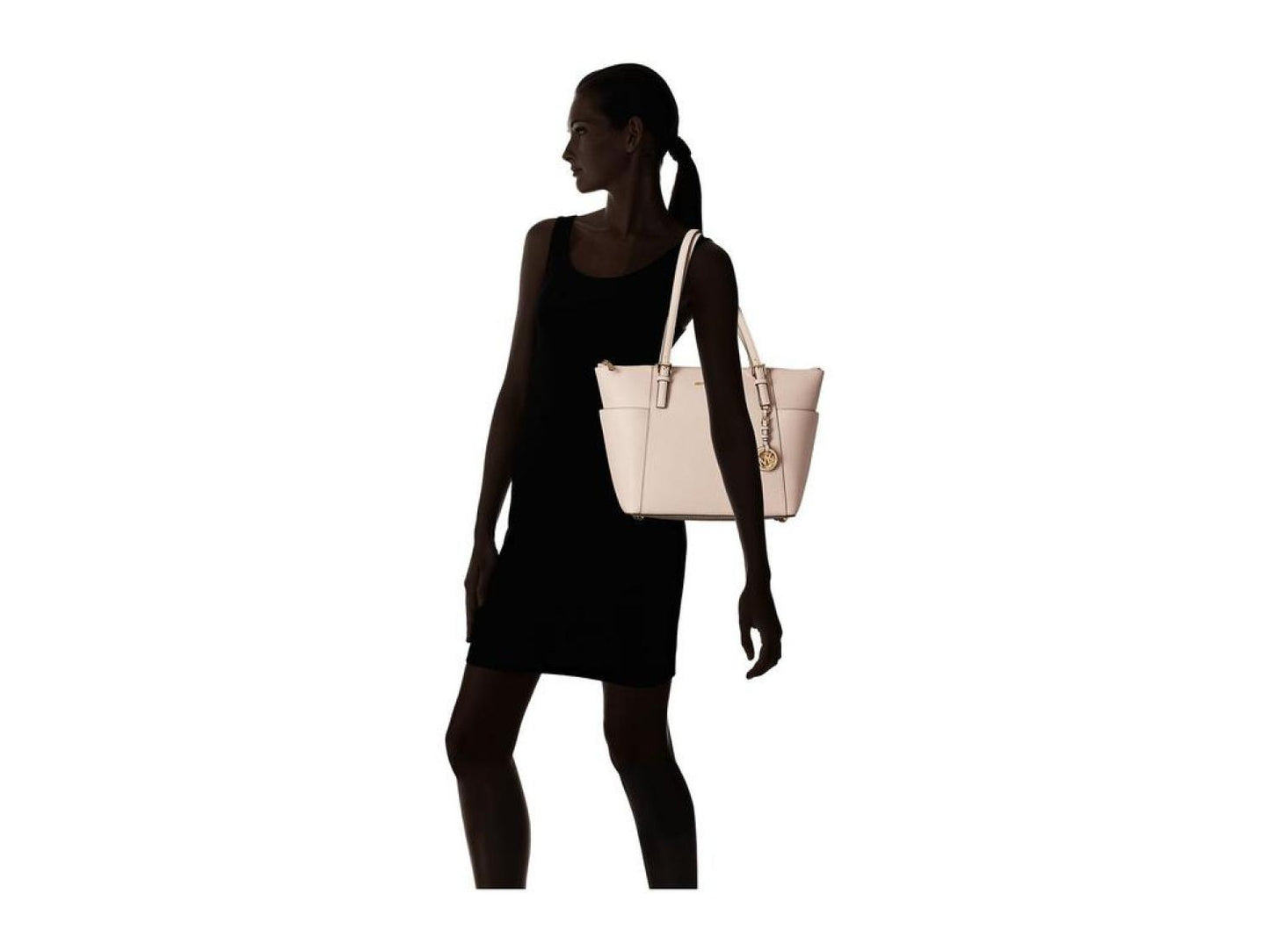Jet Set Saffiano Top-Zip Tote