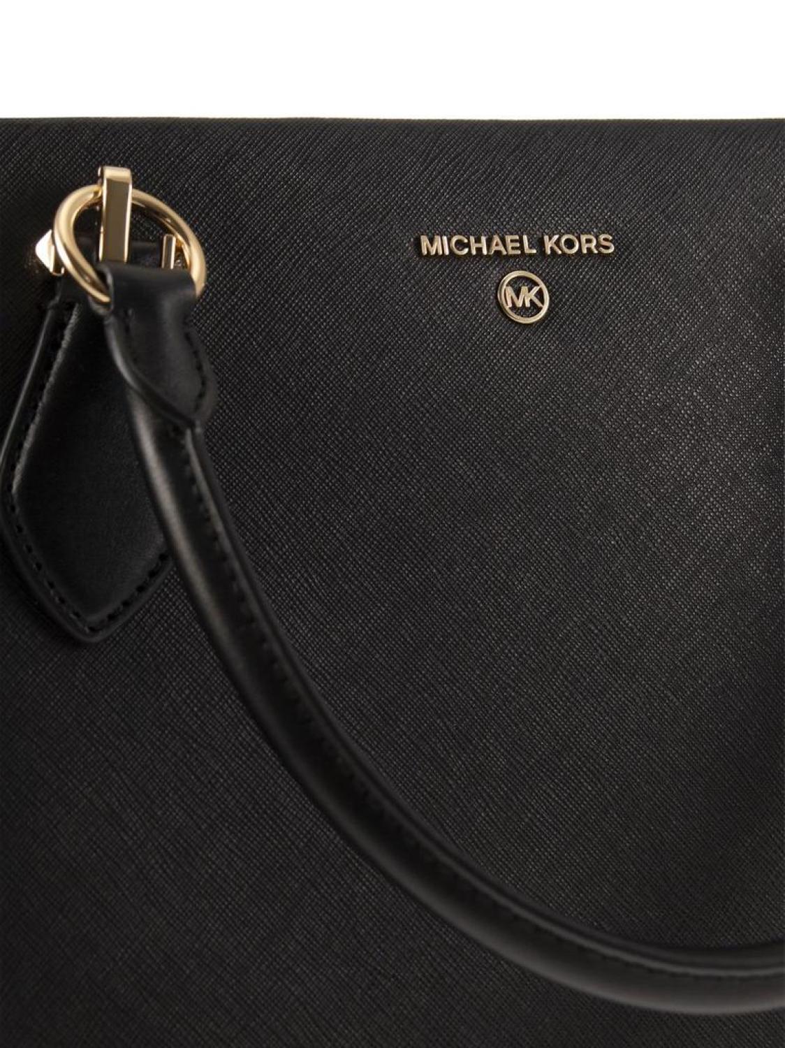 Michael Michael Kors Logo Plaque Zipped Tote Bag