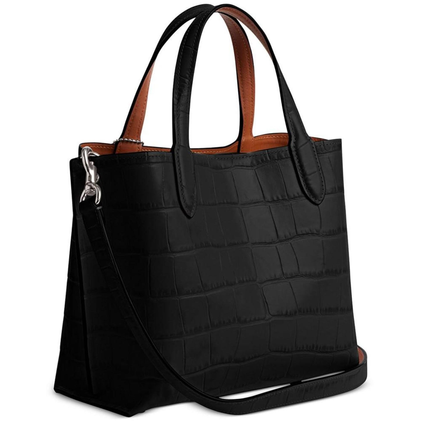 Embossed Croc Willow Tote 24