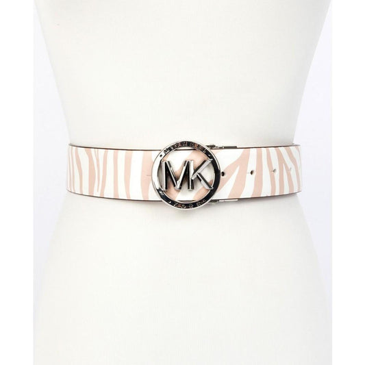 Women's Reversible Zebra-Print Belt