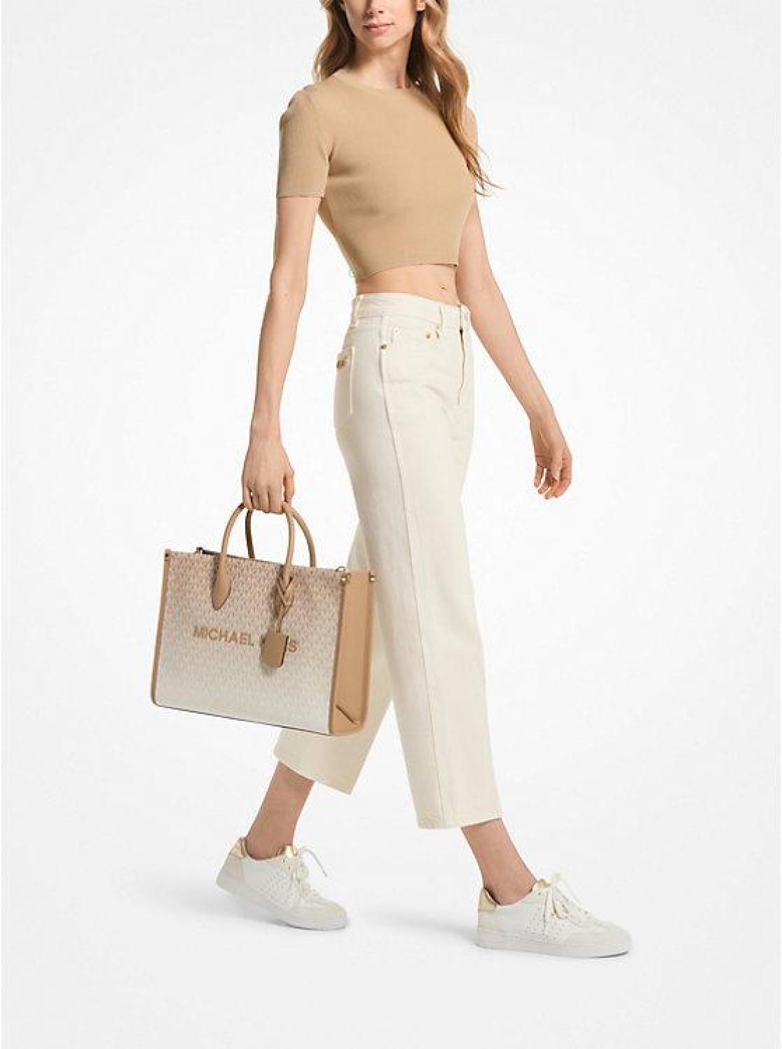 Mirella Medium Ombré Logo Tote Bag