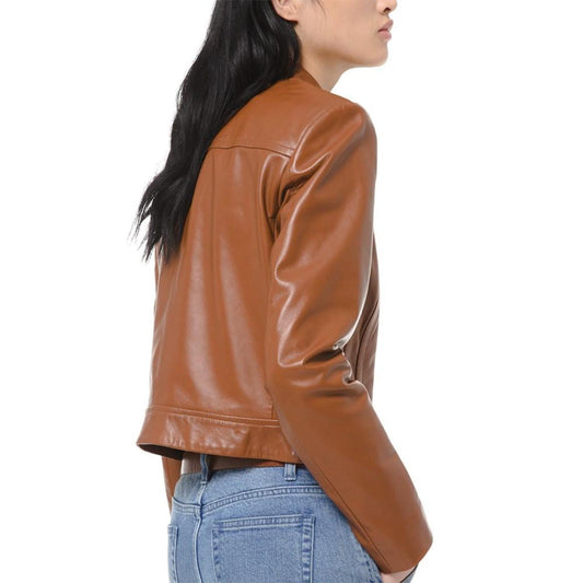 Leather Moto Jacket, Regular & Petite Sizes
