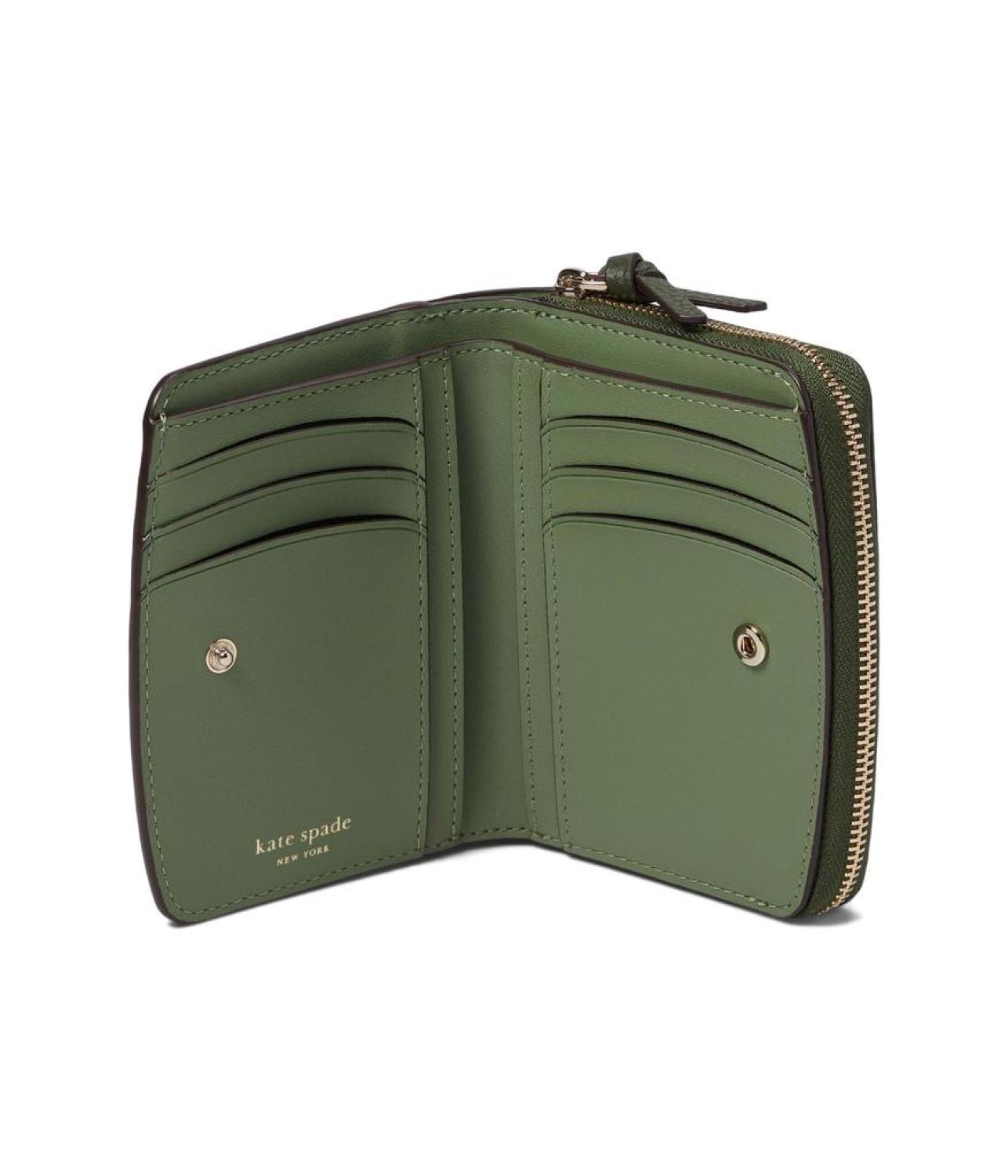 Knott Pebbled Leather Small Compact Wallet