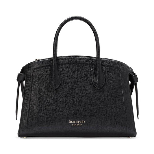 Knott Pebbled Leather Small Zip Top Satchel