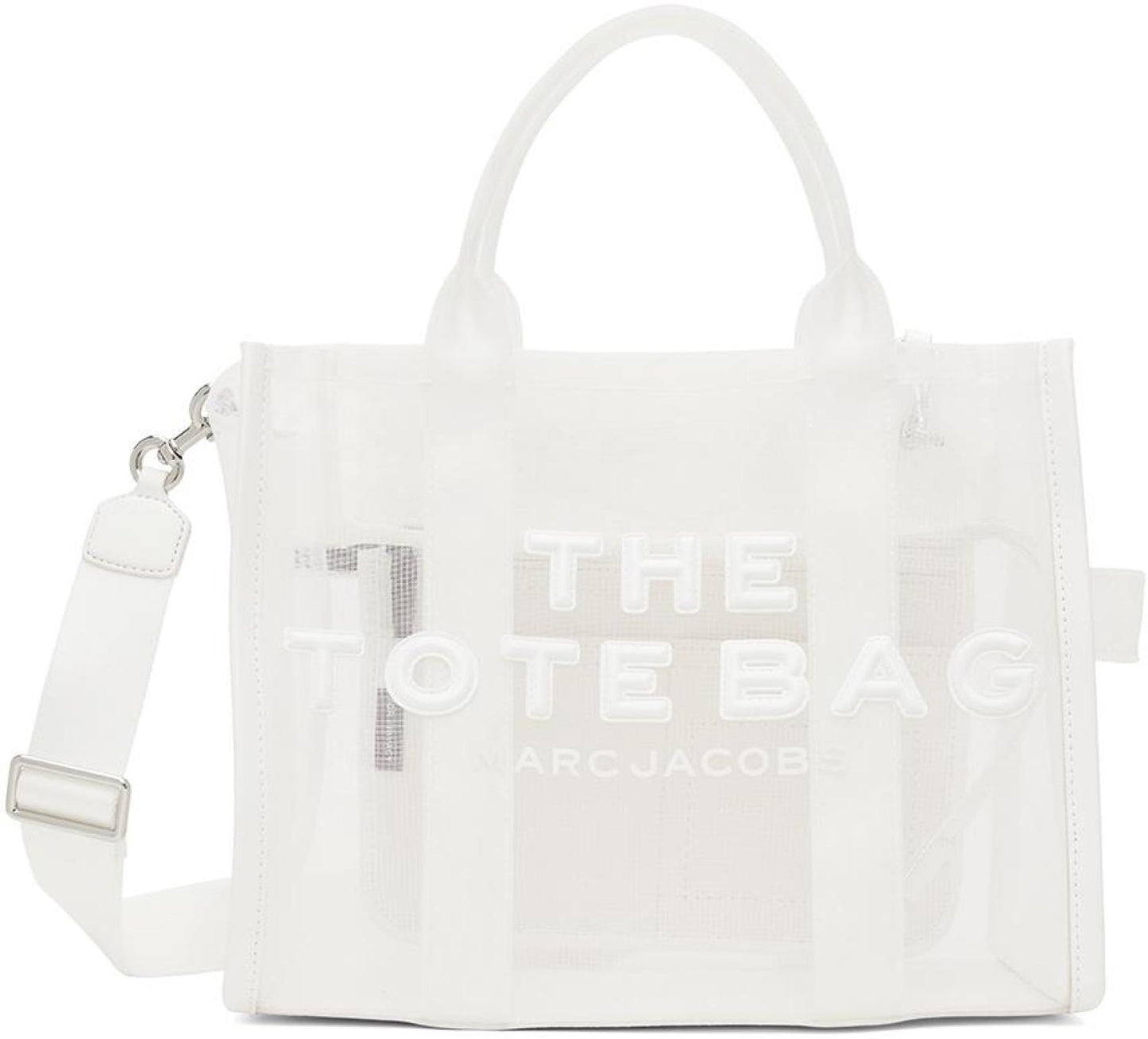 White 'The Mesh Medium' Tote