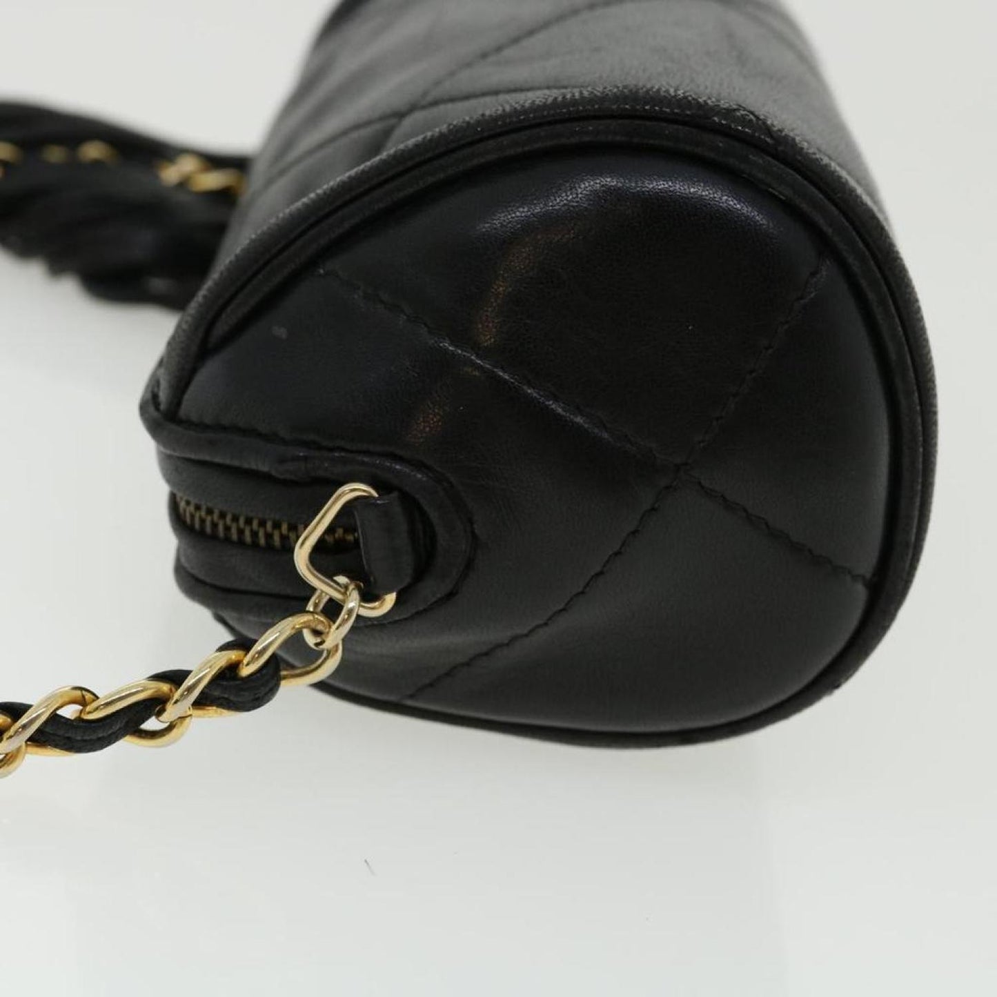 Chanel Bowling Leather Shoulder Bag (Pre-Owned)