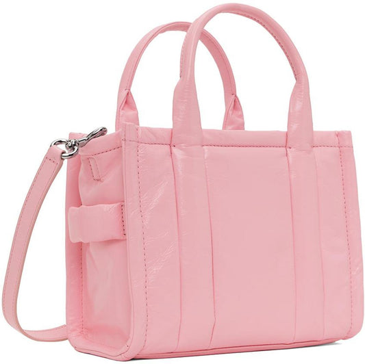 Pink 'The Shiny Crinkle Small' Tote