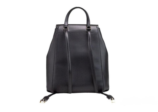 Michael Kors Phoebe Medium Smooth Leather Drawstring Flap Backpack Women's Bookbag