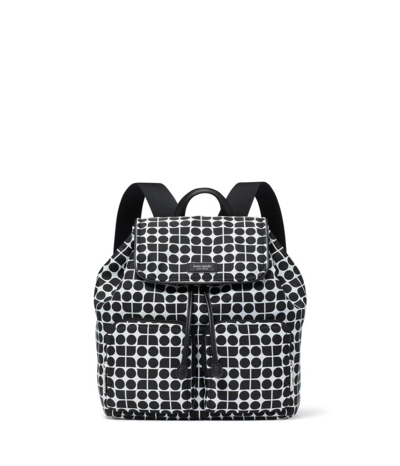 Noel Printed Fabric Backpack