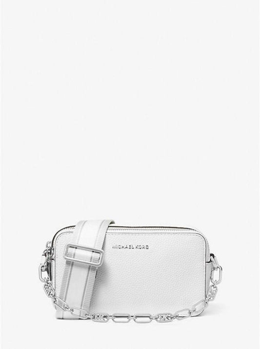 Jet Set Small Pebbled Leather Double-Zip Camera Bag