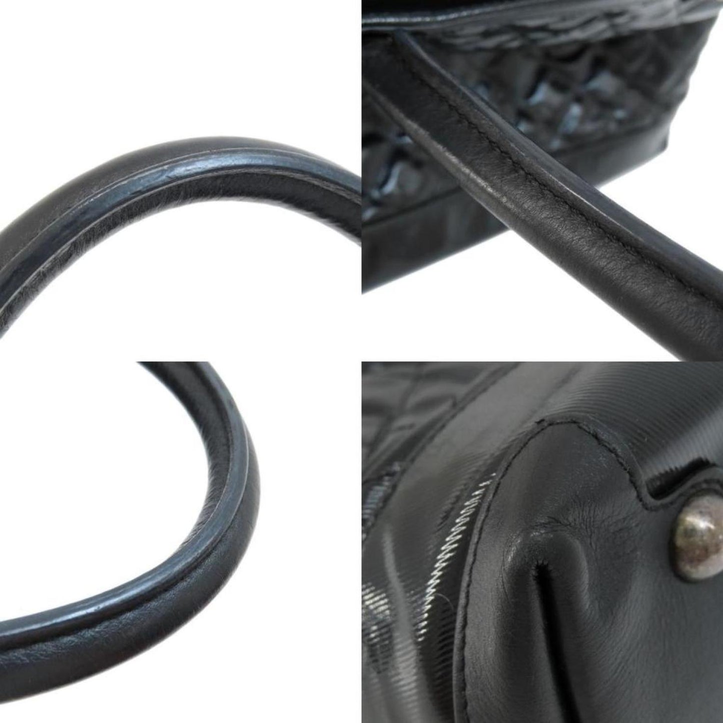 Chanel Matelassé Patent Leather Tote Bag (Pre-Owned)