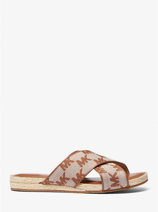 Jolie Logo Jacquard Espadrille Sandal