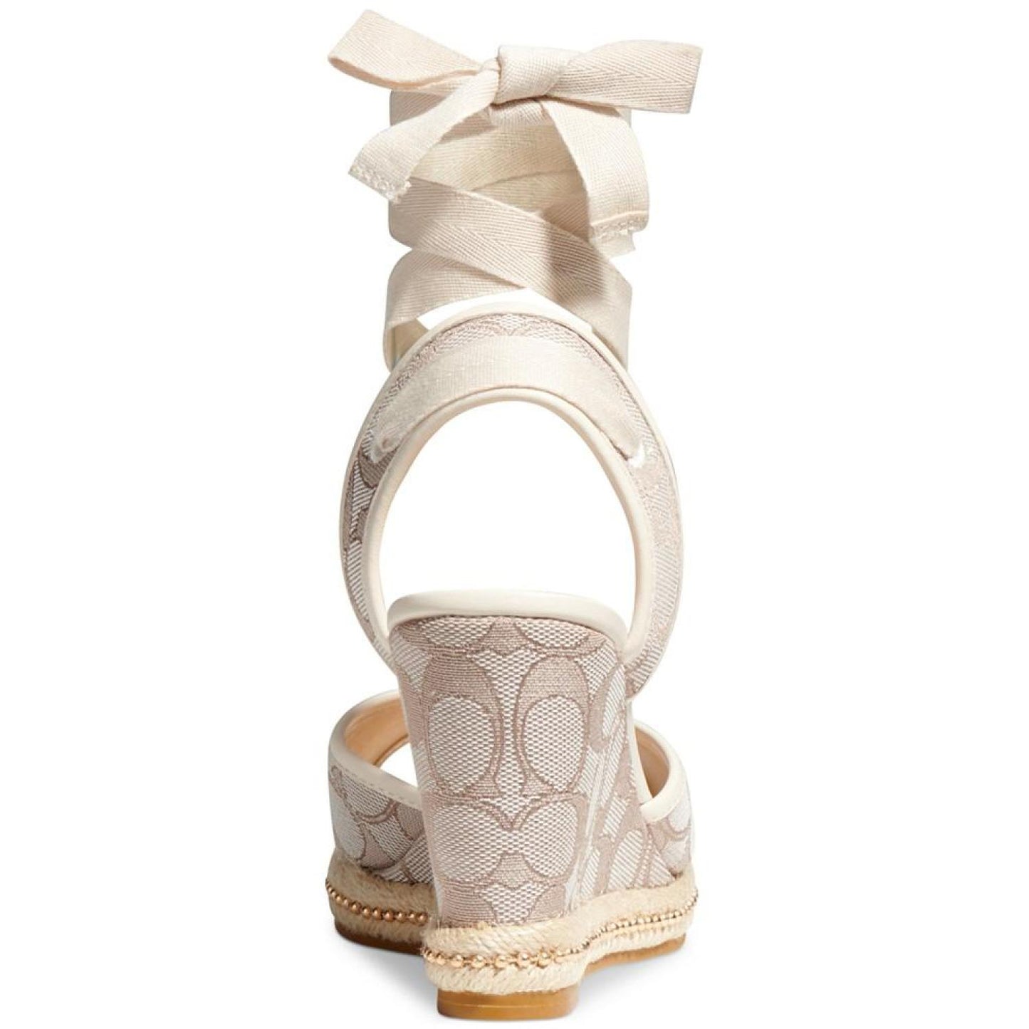 Women's Page Signature Ankle-Tie Wedge Sandals