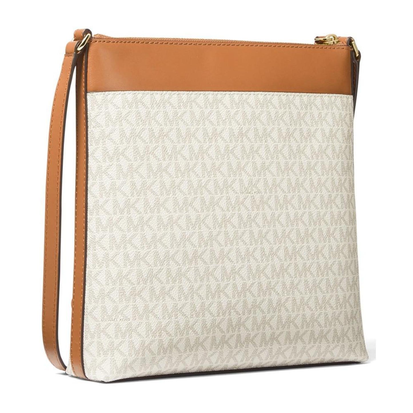 Logo Jet Set Charm Large North South Flat Crossbody